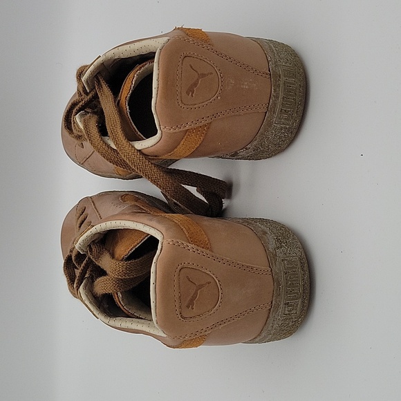 Puma size 11 Walt "Clyde" Frazier Tan Shoes - Picture 5 of 10